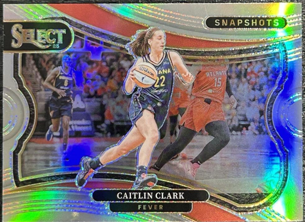 2025 Panini Select WNBA Snapshots Caitlin Clark [Silver] #25 card