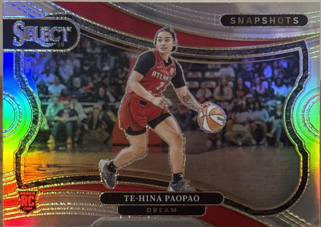 2025 Panini Select WNBA Snapshots Te-Hina Paopao [Silver] #3 card