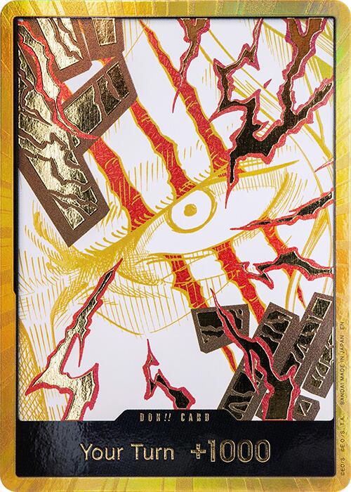 2025 Premium Booster 2 DON!! Card [Shanks Gold] card