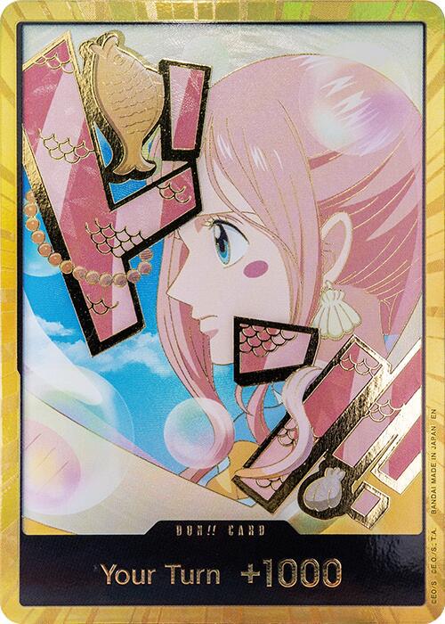 2025 Premium Booster 2 DON!! Card [Shirahoshi Gold] card