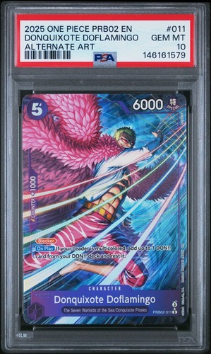 2025 Premium Booster 2 Donquixote Doflamingo #PRB02-011 card