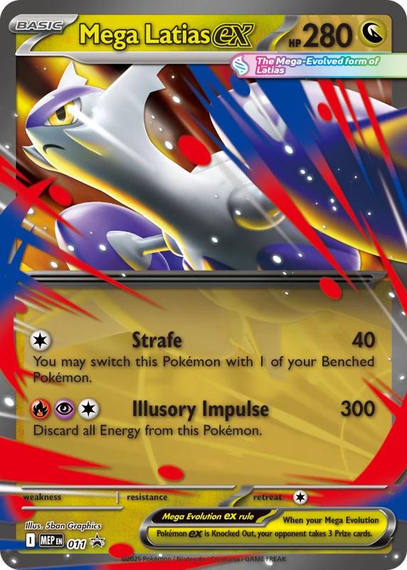 2025 Promo Mega Latias Ex #11 card