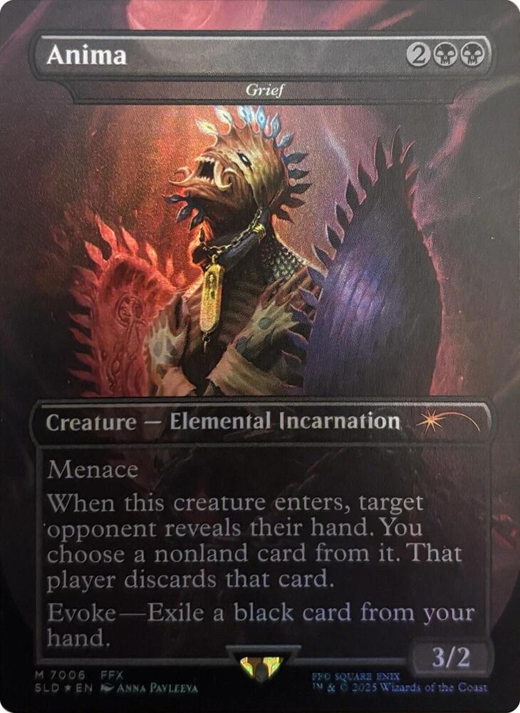 2025 Secret Lair Drop Anima - Grief [Rainbow Foil] #7006 card