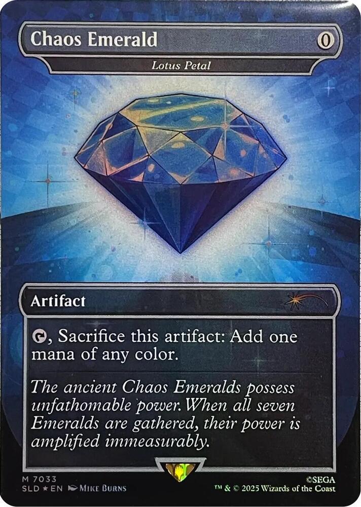 2025 Secret Lair Drop Chaos Emerald #7033 card