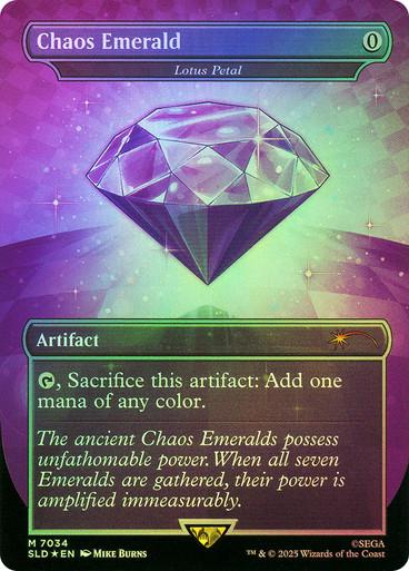 2025 Secret Lair Drop Chaos Emerald #7034 card