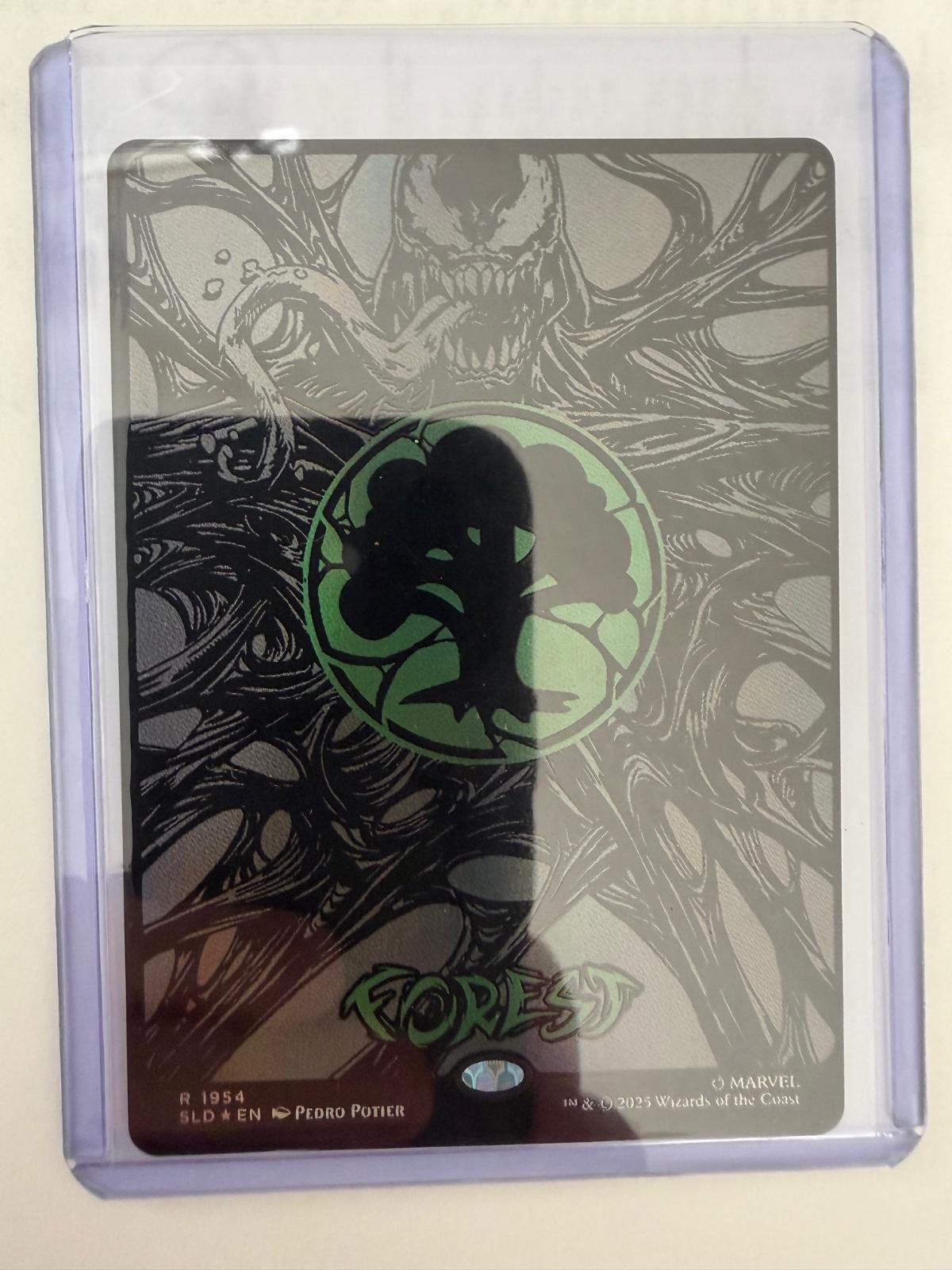 2025 Secret Lair Drop Venom Land Forest #1954 card