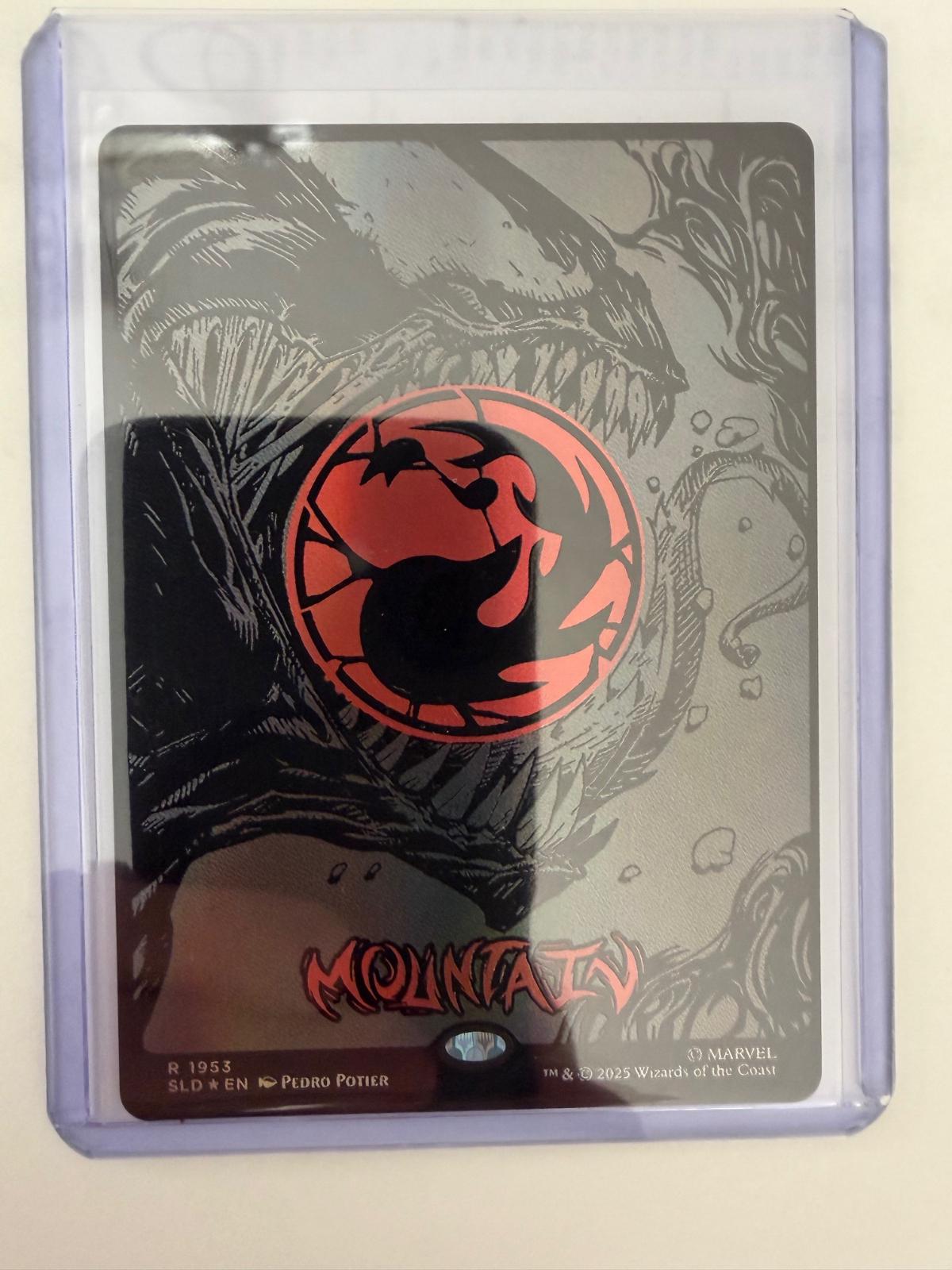 2025 Secret Lair Drop Venom Land Mountain #1953 card