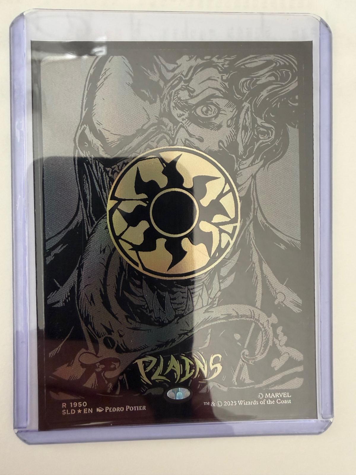 2025 Secret Lair Drop Venom Land Plains #1950 card