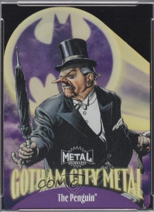 2025 SkyBox Metal Universe Batman Gotham City The Penguin [Purple] #GM-10 card