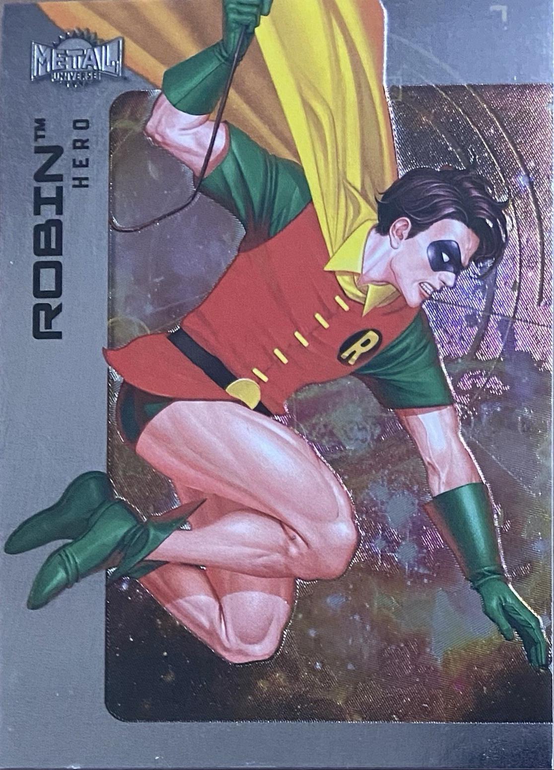 2025 SkyBox Metal Universe Batman Robin #80 card