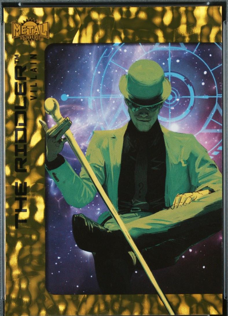 2025 SkyBox Metal Universe Batman The Riddler #138 card