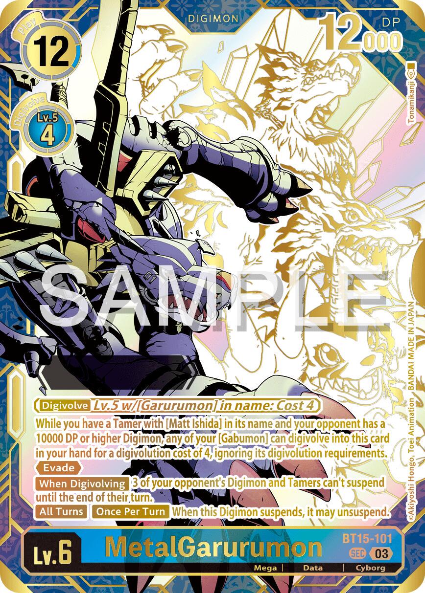 2025 Special Booster 2.5 MetalGarurumon [Foil] #BT15-101 card