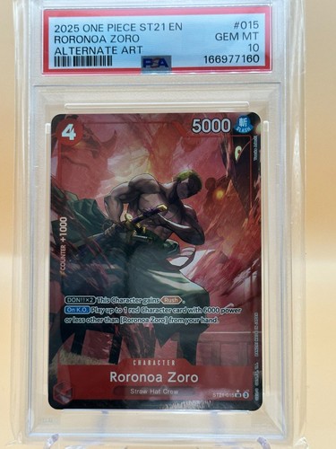 2025 Starter Deck 21: Gear5 Roronoa Zoro [Parallel Foil] #ST21-015 card