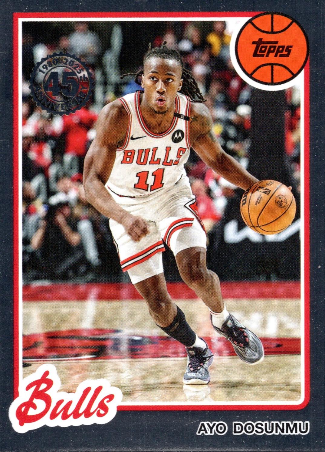 2025 Topps 1980 Ayo Dosunmu #80BK-21 card