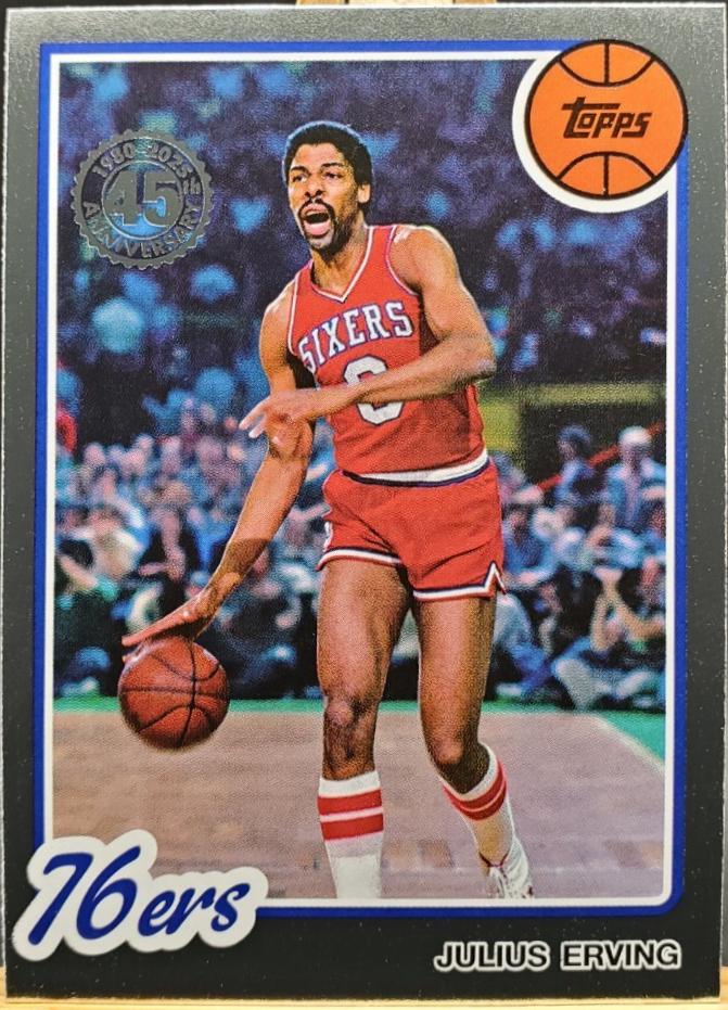 2025 Topps 1980 Julius Erving #80BK-2 card