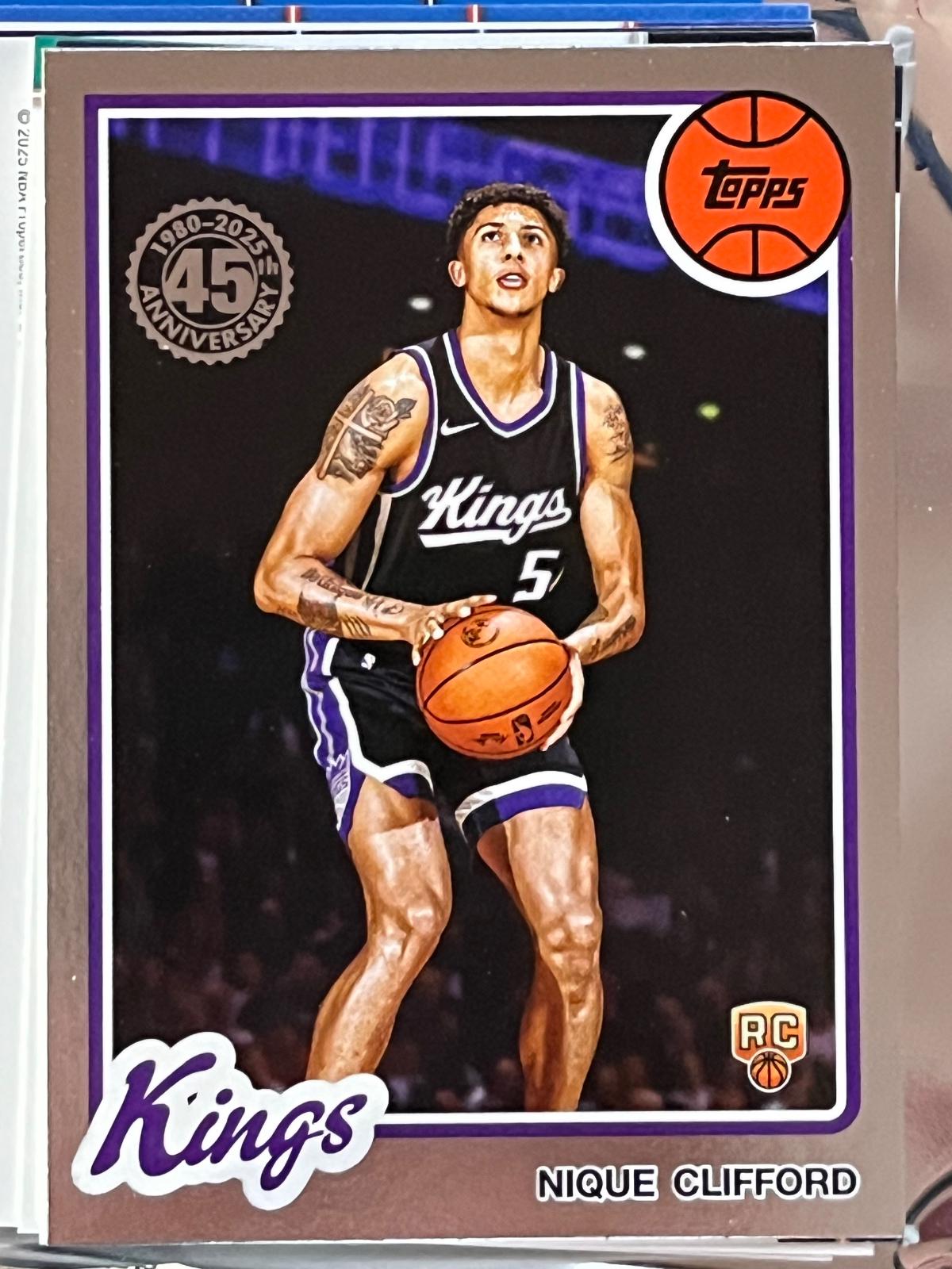2025 Topps 1980 Nique Clifford #80BK-70 card