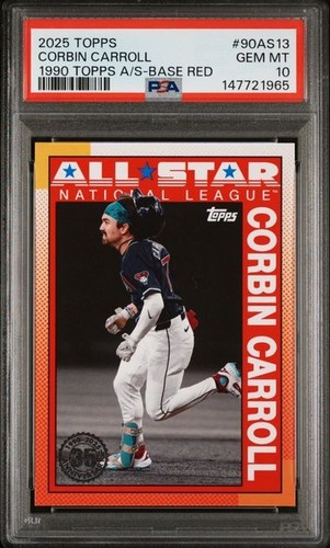 2025 Topps 1990 All-Star Corbin Carroll #90AS-13 card
