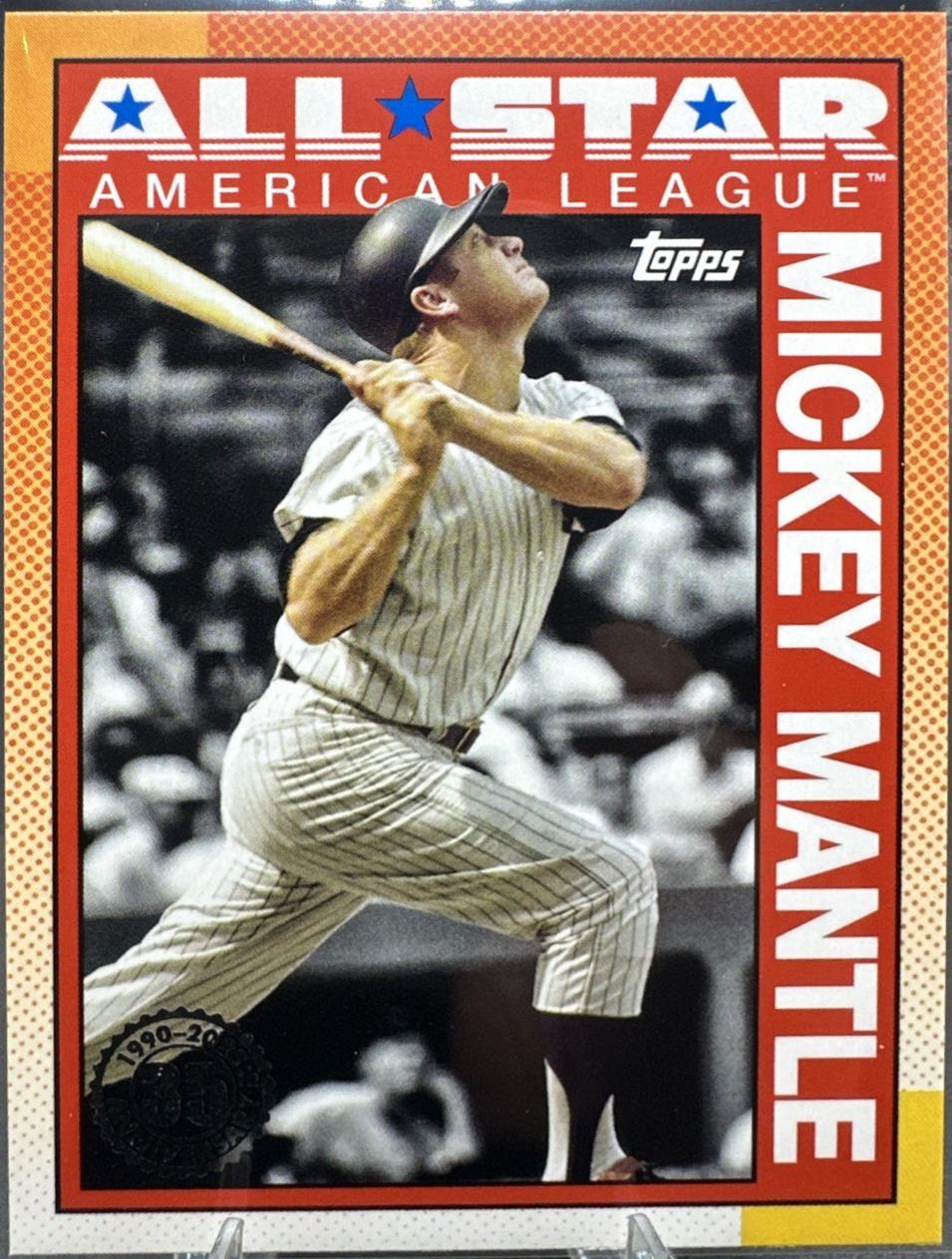 2025 Topps 1990 All-Star Mickey Mantle #90AS-43 card