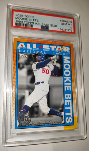 2025 Topps 1990 All-Star Mookie Betts #90AS-33 card