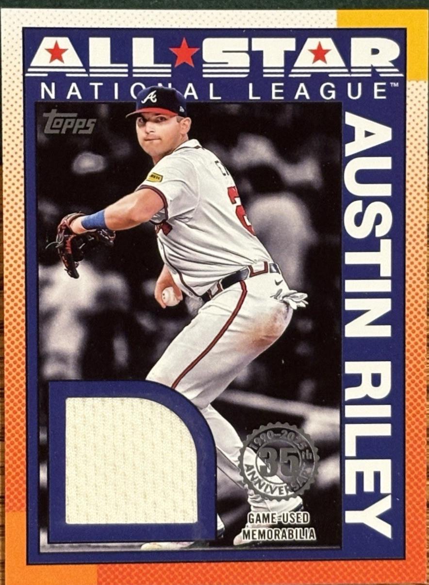 2025 Topps 1990 All-Star Relic Austin Riley #90ASR-AR card