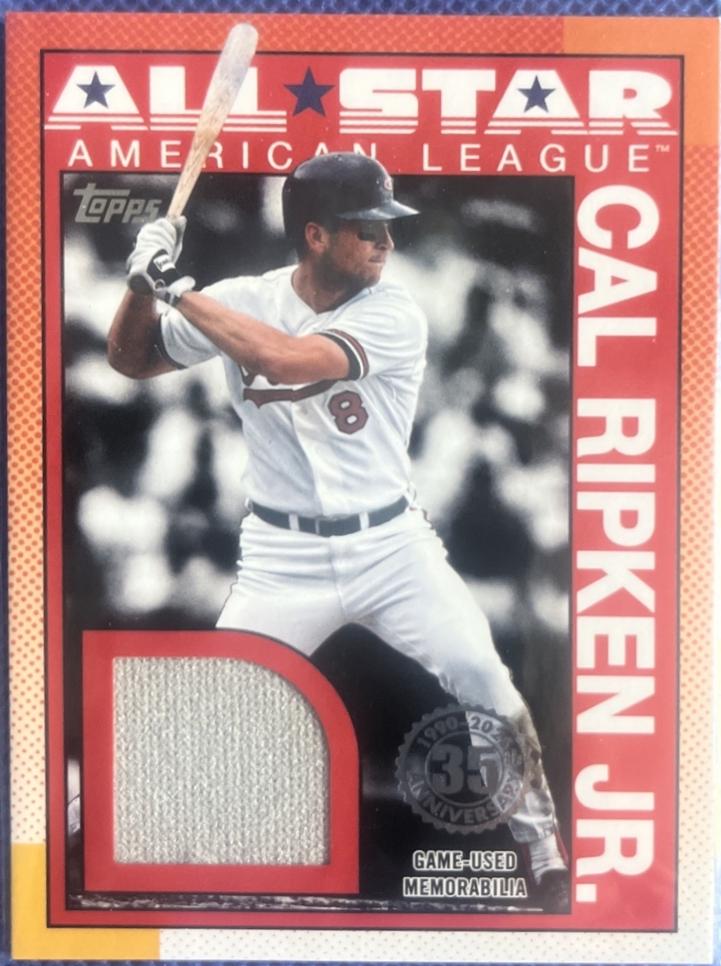 2025 Topps 1990 All-Star Relic Cal Ripken Jr. #90ASR-CR card