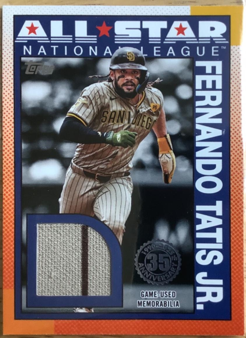 2025 Topps 1990 All-Star Relic Fernando Tatis Jr. #90ASR-FT card