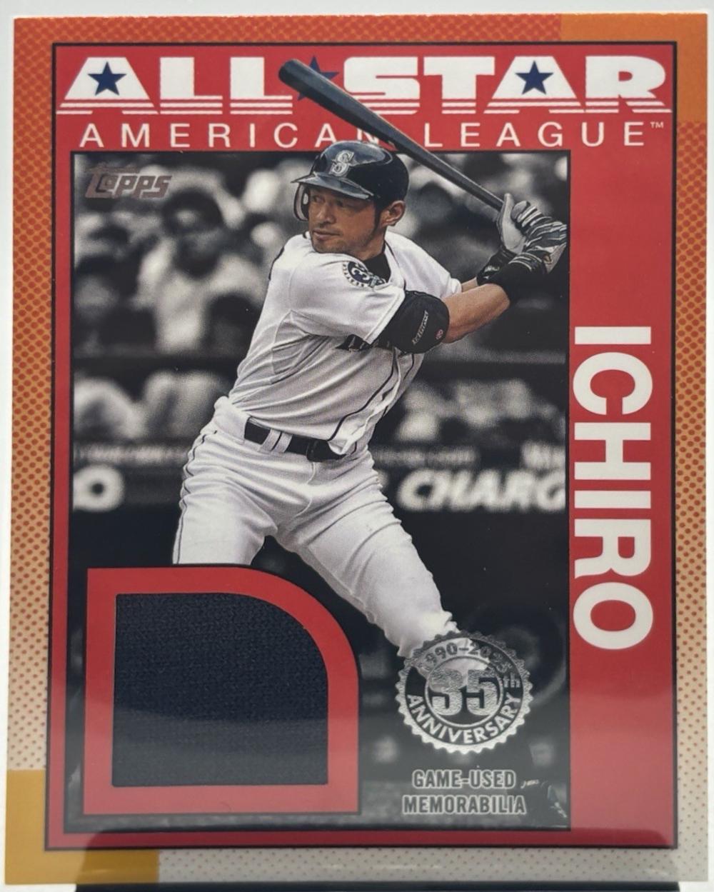 2025 Topps 1990 All-Star Relic Ichiro #90ASR-I card