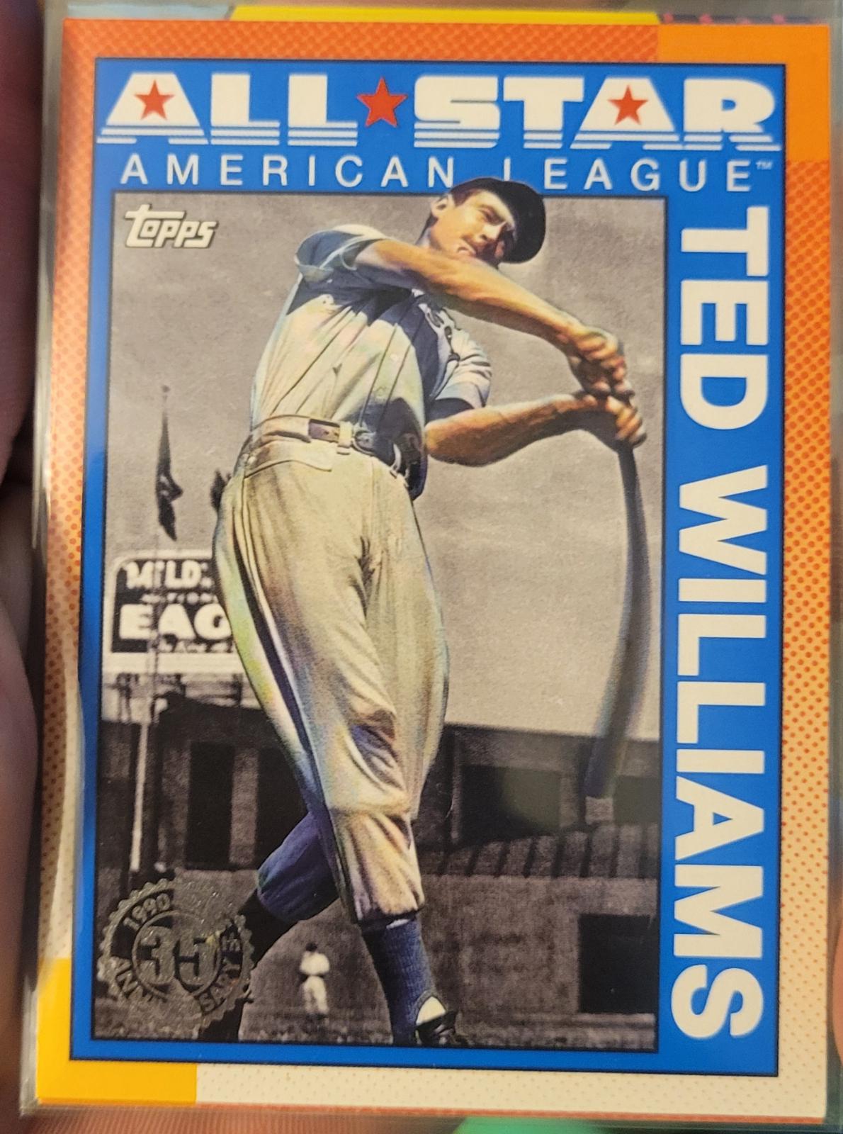 2025 Topps 1990 All-Star Ted Williams #90AS-8 card