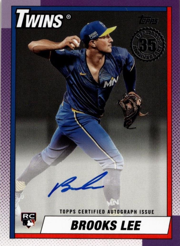 2025 Topps 1990 Autograph Brooks Lee #90B2-BL card