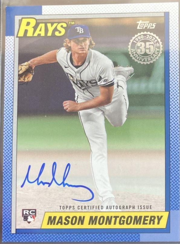 2025 Topps 1990 Autograph Mason Montgomery #90B2-MM card