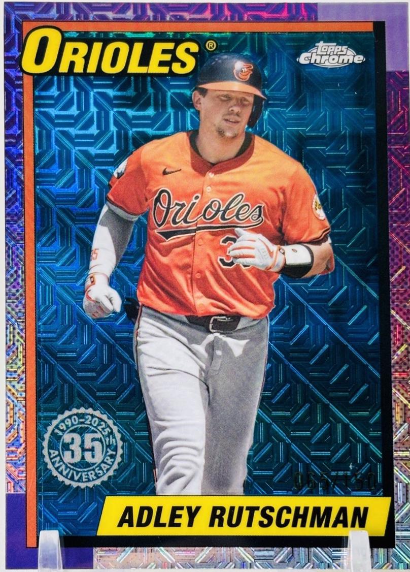 2025 Topps 1990 Chrome Adley Rutschman #T90C-35 card