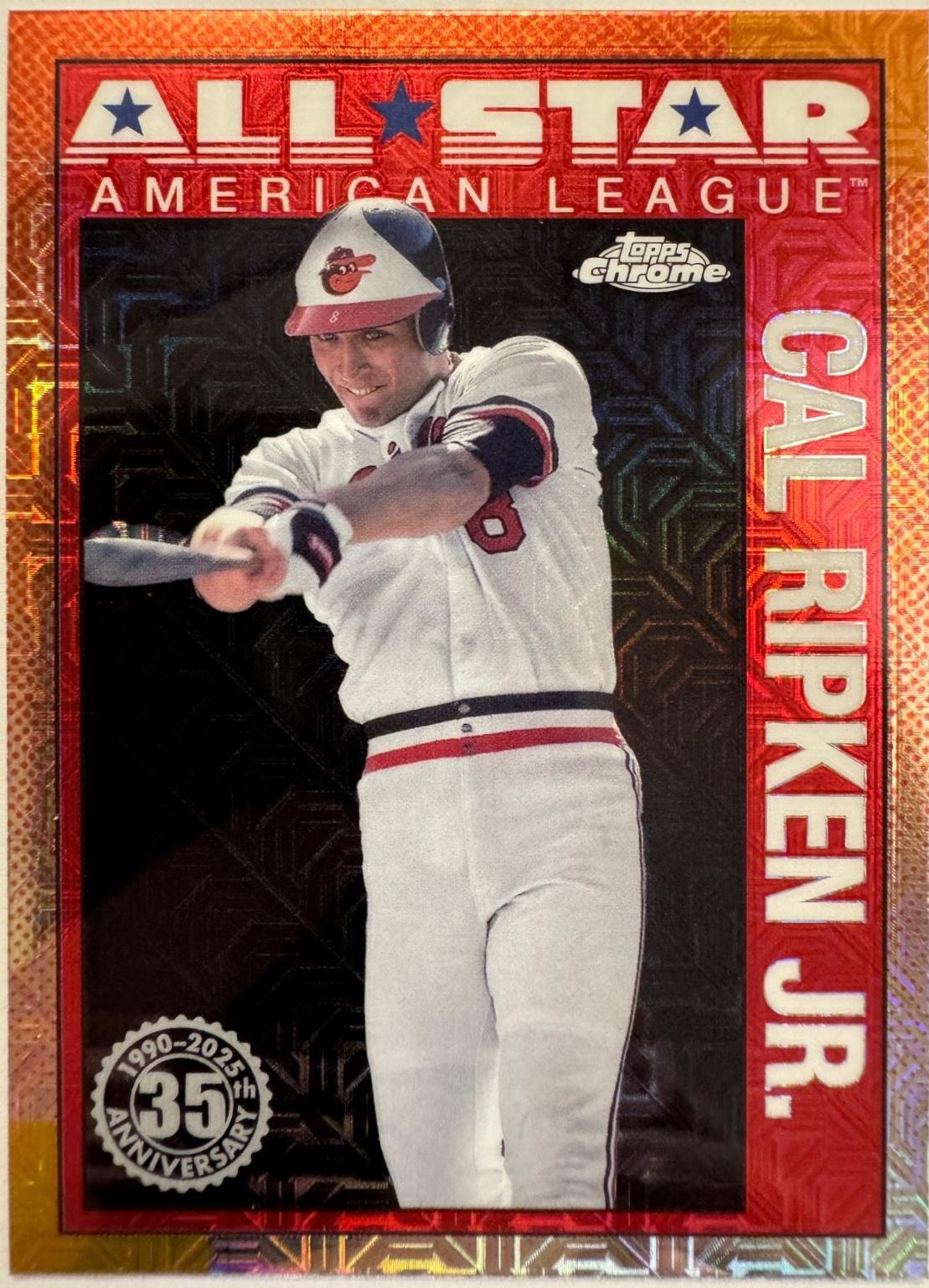 2025 Topps 1990 Chrome All-Star Cal Ripken Jr. #90ASC-39 card