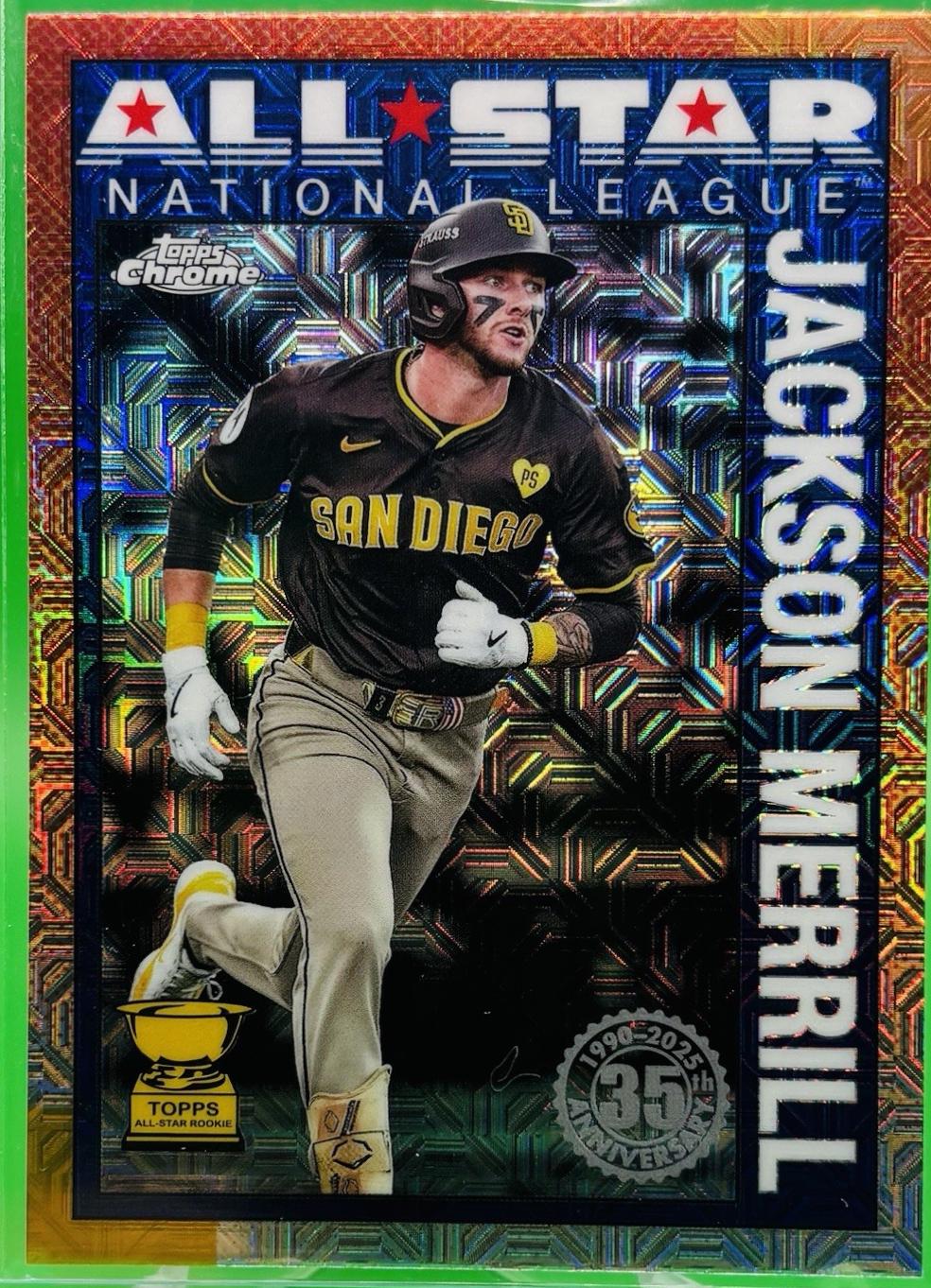2025 Topps 1990 Chrome All-Star Jackson Merrill #90ASC-4 card