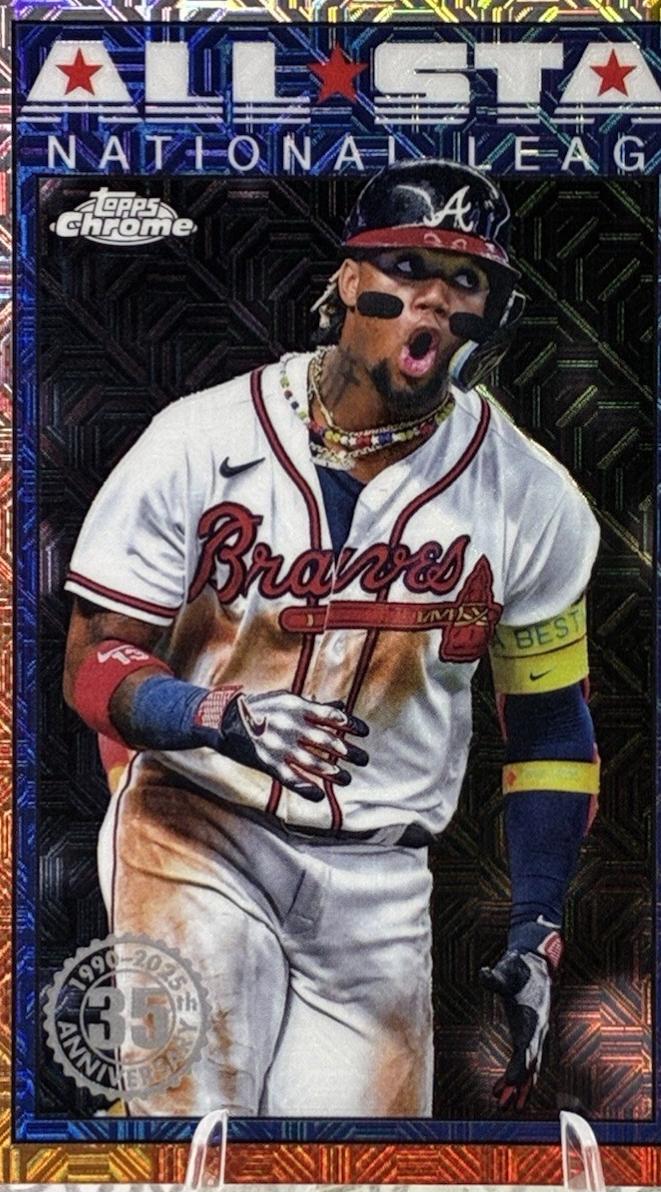 2025 Topps 1990 Chrome All-Star Ronald Acuna Jr. #90ASC-29 card