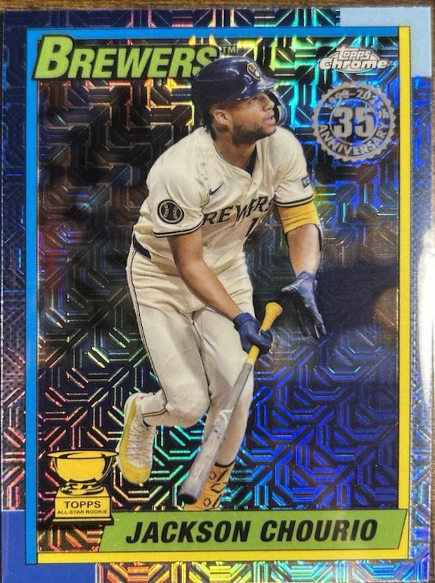 2025 Topps 1990 Chrome Jackson Chourio #T90C-41 card