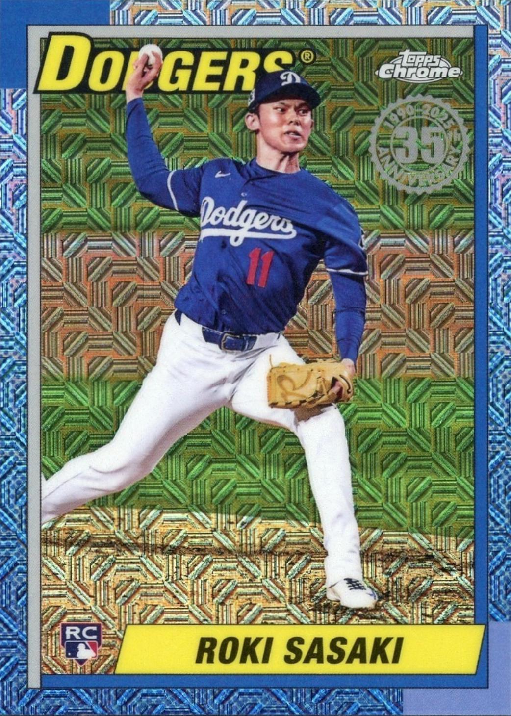 2025 Topps 1990 Chrome Roki Sasaki #T90C-135 card