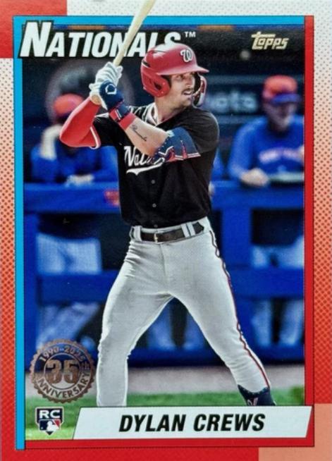 2025 Topps 1990 Dylan Crews #T90-89 card