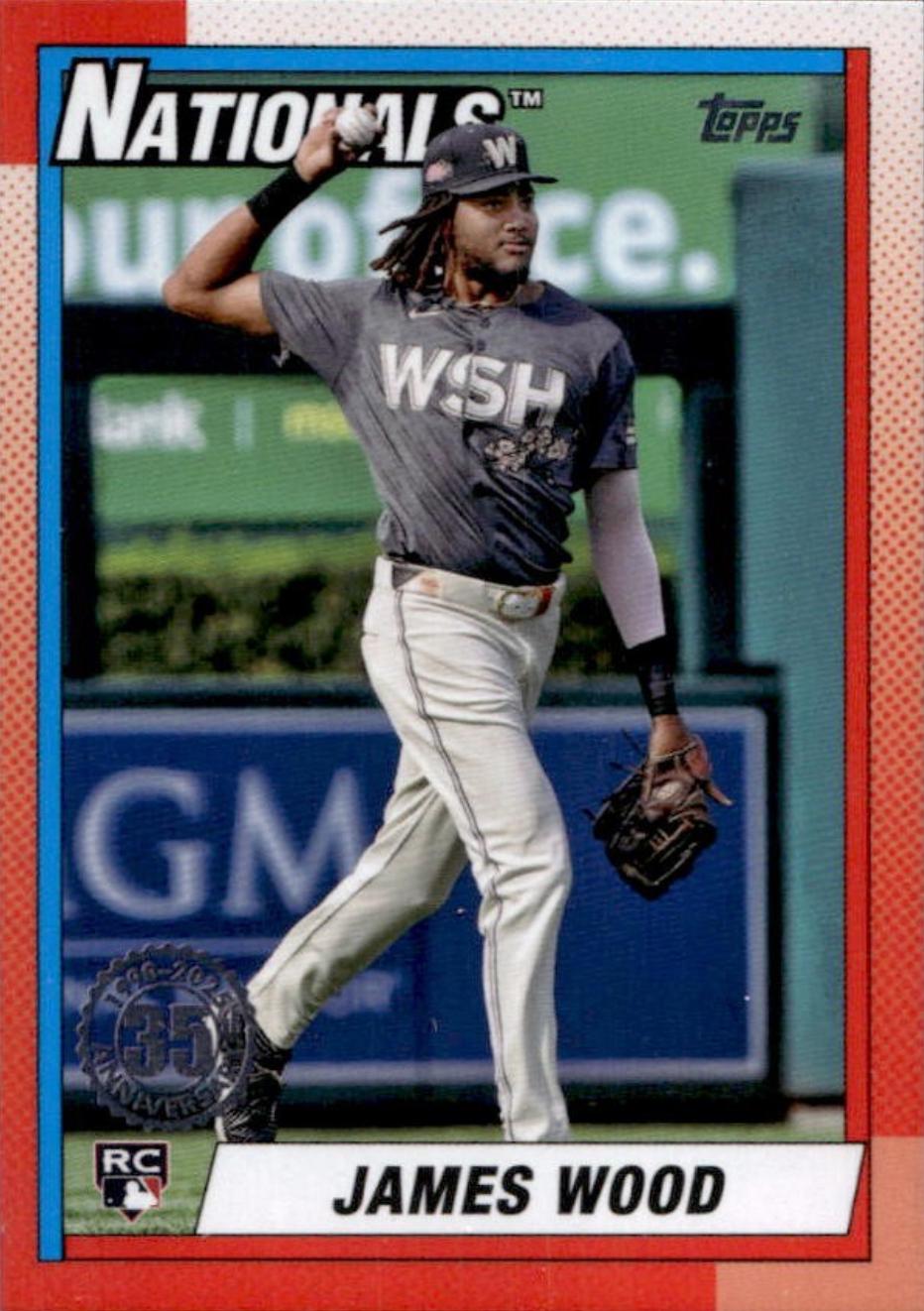 2025 Topps 1990 James Wood #T90-39 card
