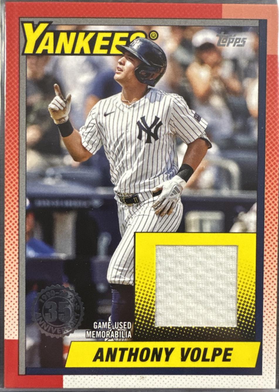 2025 Topps 1990 Relic Anthony Volpe #T90R-AV card