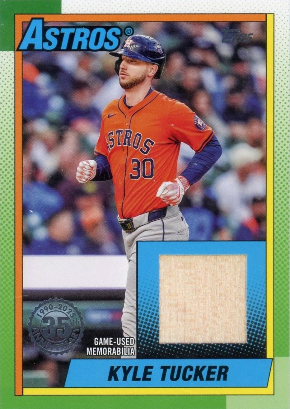 2025 Topps 1990 Relic Kyle Tucker #T90R-KT card
