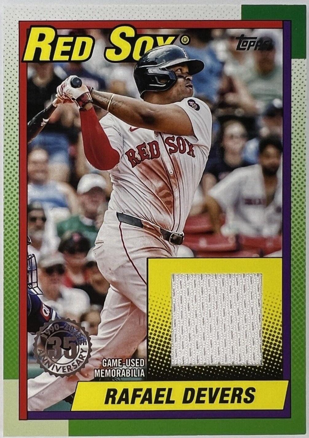 2025 Topps 1990 Relic Rafael Devers #T90R-RD card