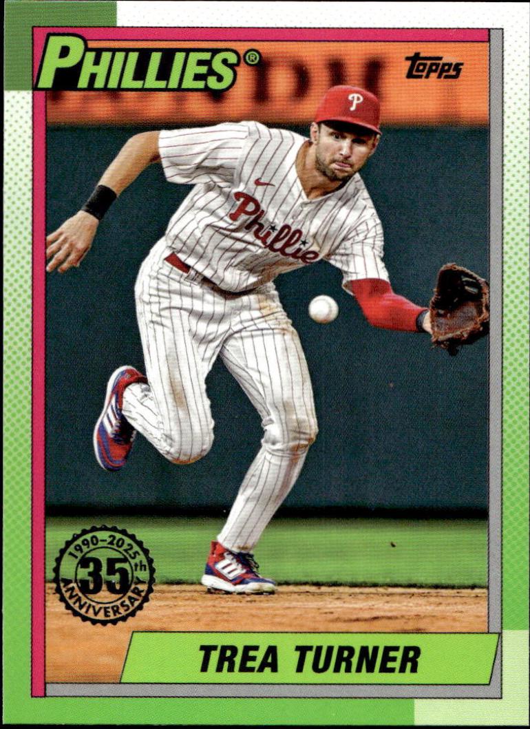 2025 Topps 1990 Trea Turner #T90-43 card