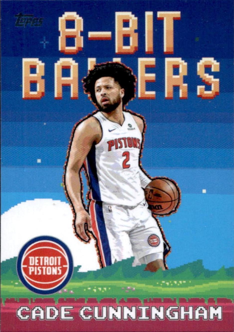 2025 Topps 8-Bit Ballers Cade Cunningham #8B-1 card