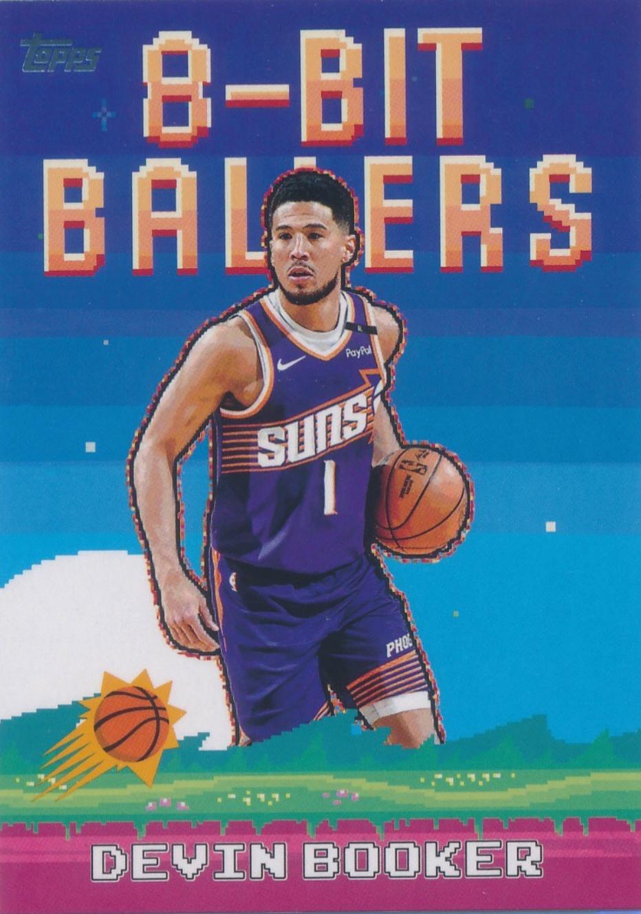 2025 Topps 8-Bit Ballers Devin Booker #8B-3 card