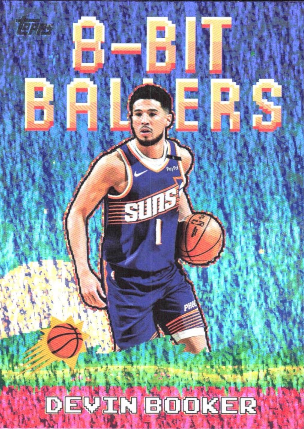 2025 Topps 8-Bit Ballers Devin Booker [Holo] #8B-3 card