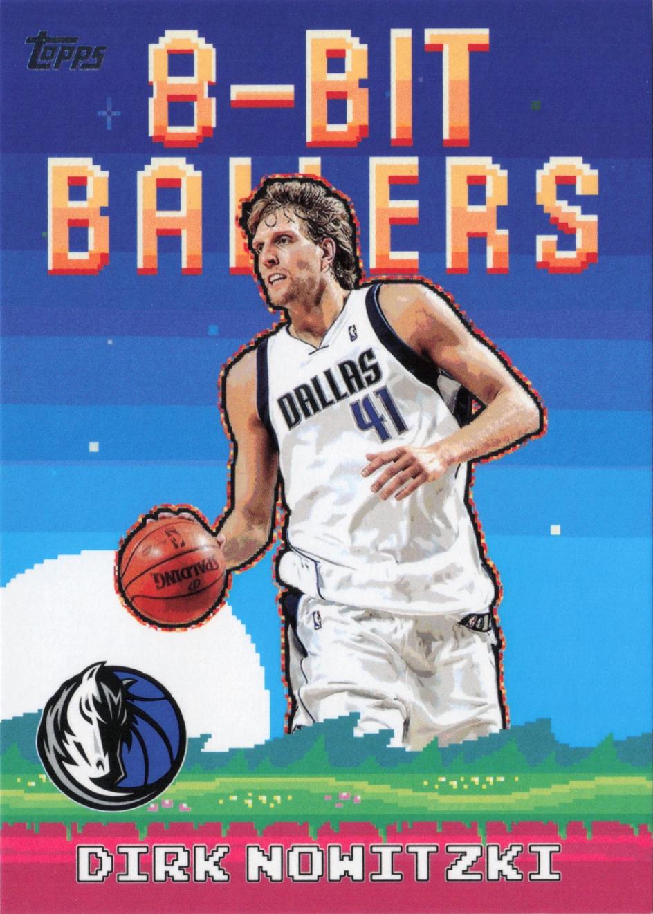 2025 Topps 8-Bit Ballers Dirk Nowitzki #8B-22 card