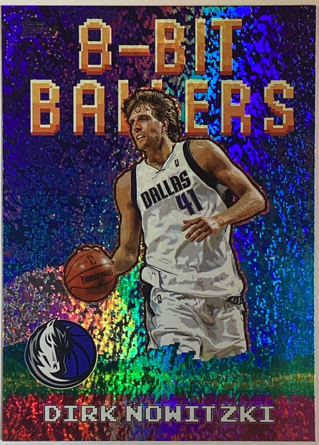 2025 Topps 8-Bit Ballers Dirk Nowitzki [Holo] #8B-22 card