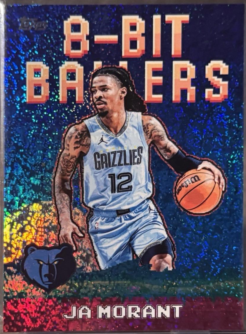 2025 Topps 8-Bit Ballers Ja Morant [Holo] #8B-12 card