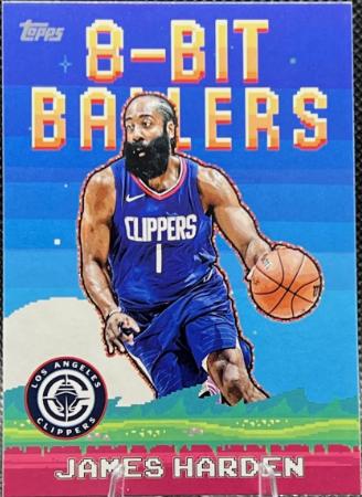 2025 Topps 8-Bit Ballers James Harden #8B-16 card