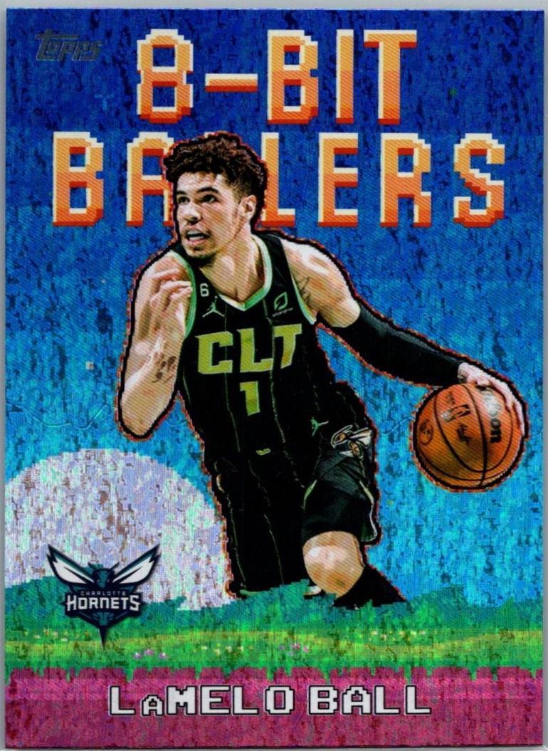 2025 Topps 8-Bit Ballers LaMelo Ball [Holo] #8B-17 card
